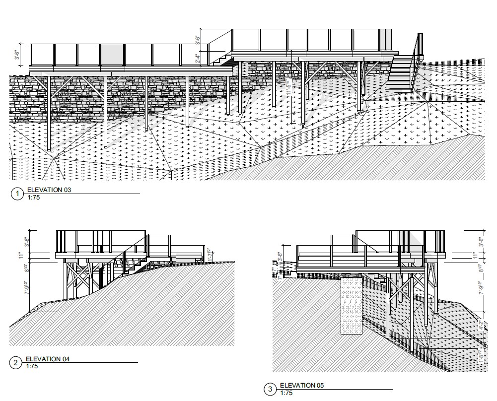 delta drawing elevations