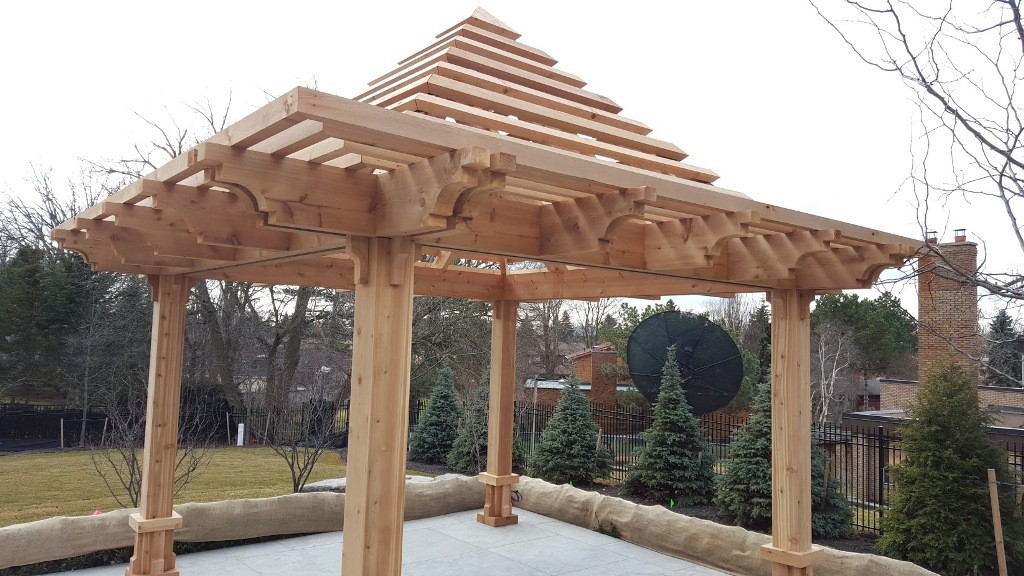 Pergolas and cabanas Builder contractor delta decks toronto