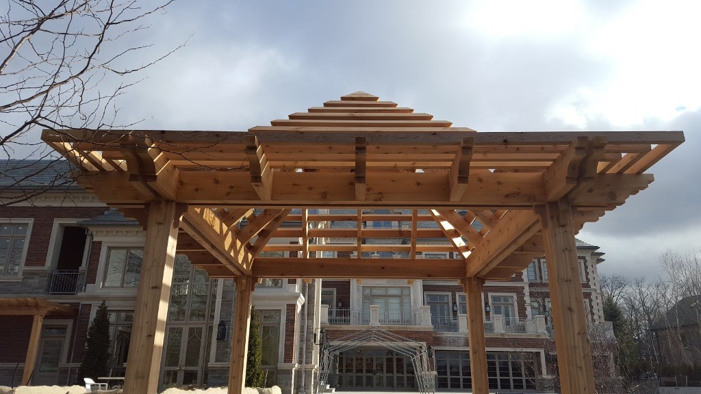 Pergolas and cabanas Builder contractor delta decks toronto