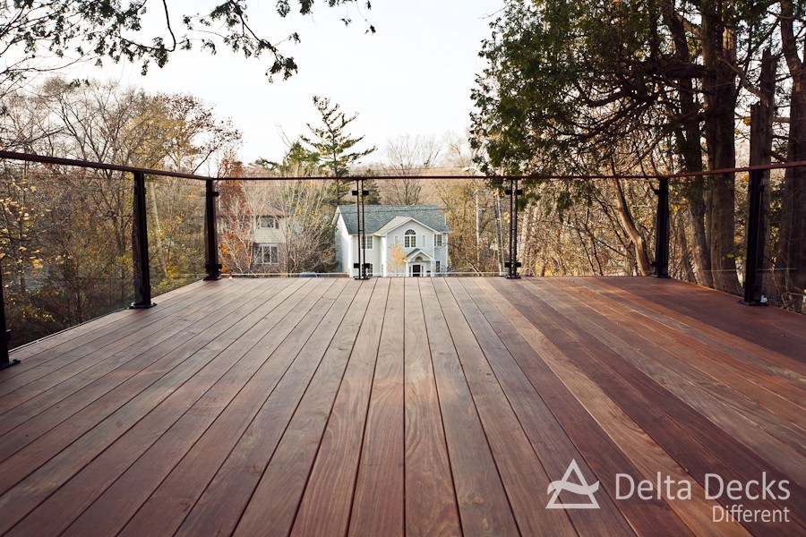 ipe deck wood delta decks