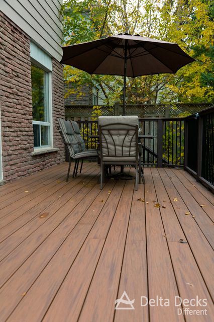 Backyard Composite decks Builder contractor delta decks toronto