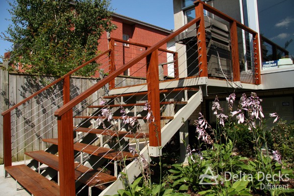 stairs Ipe decks Builder contractor delta decks toronto