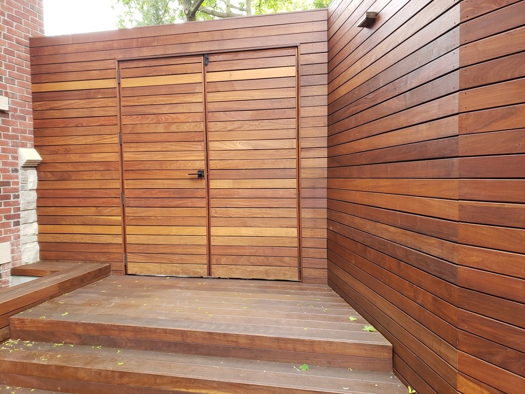 ipe delta decks pool fence