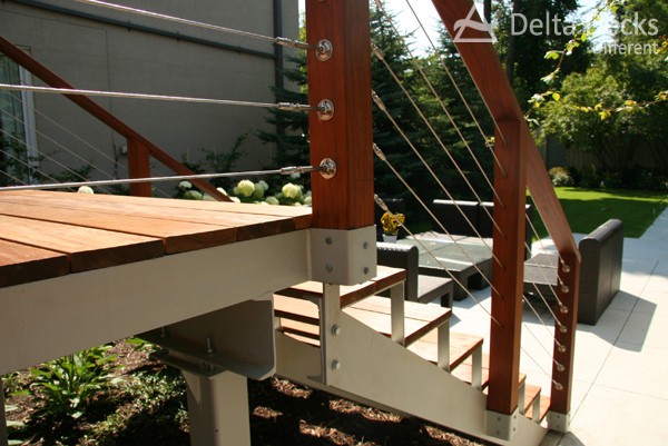 stairs Ipe decks Builder contractor delta decks toronto