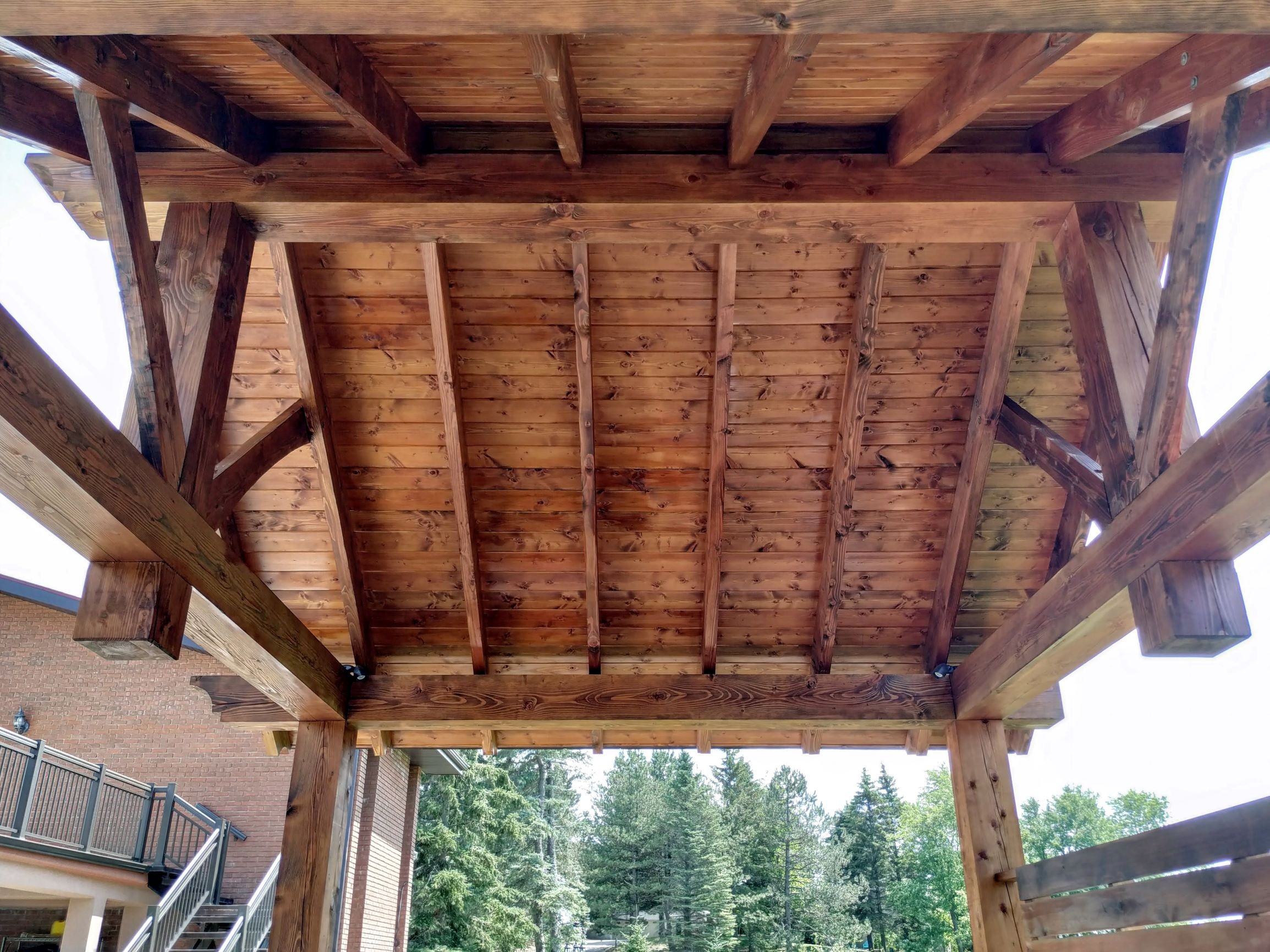 Pergolas wood Builder contractor delta decks toronto