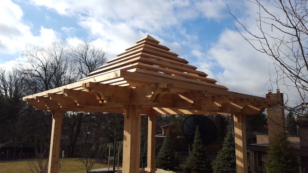 Pergolas and cabanas Builder contractor delta decks toronto