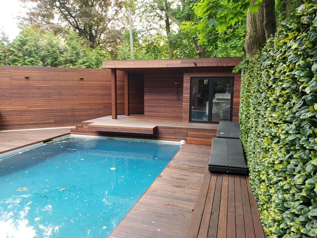 pool deck toronto ipe wood