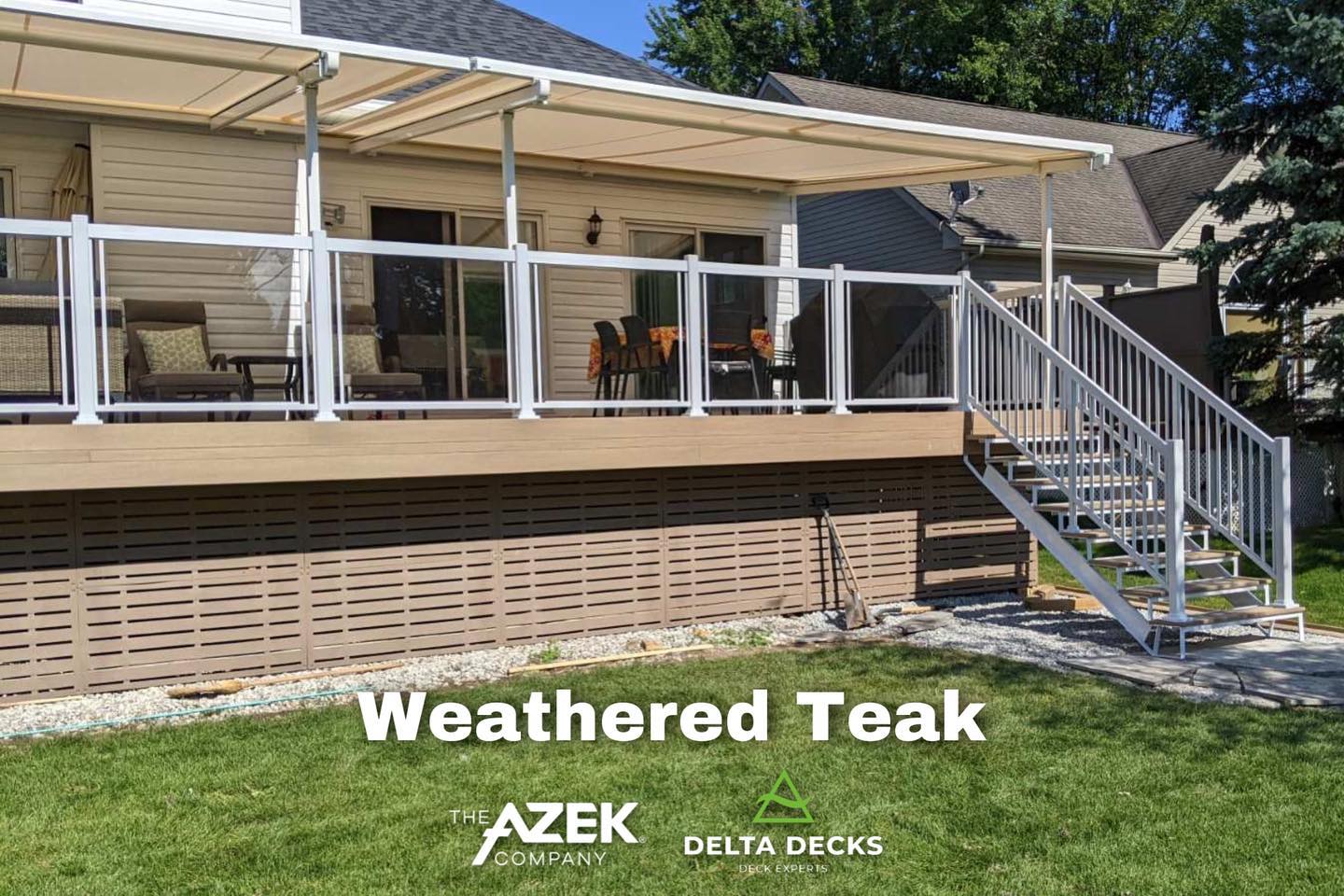 Delta Azek pvc deck