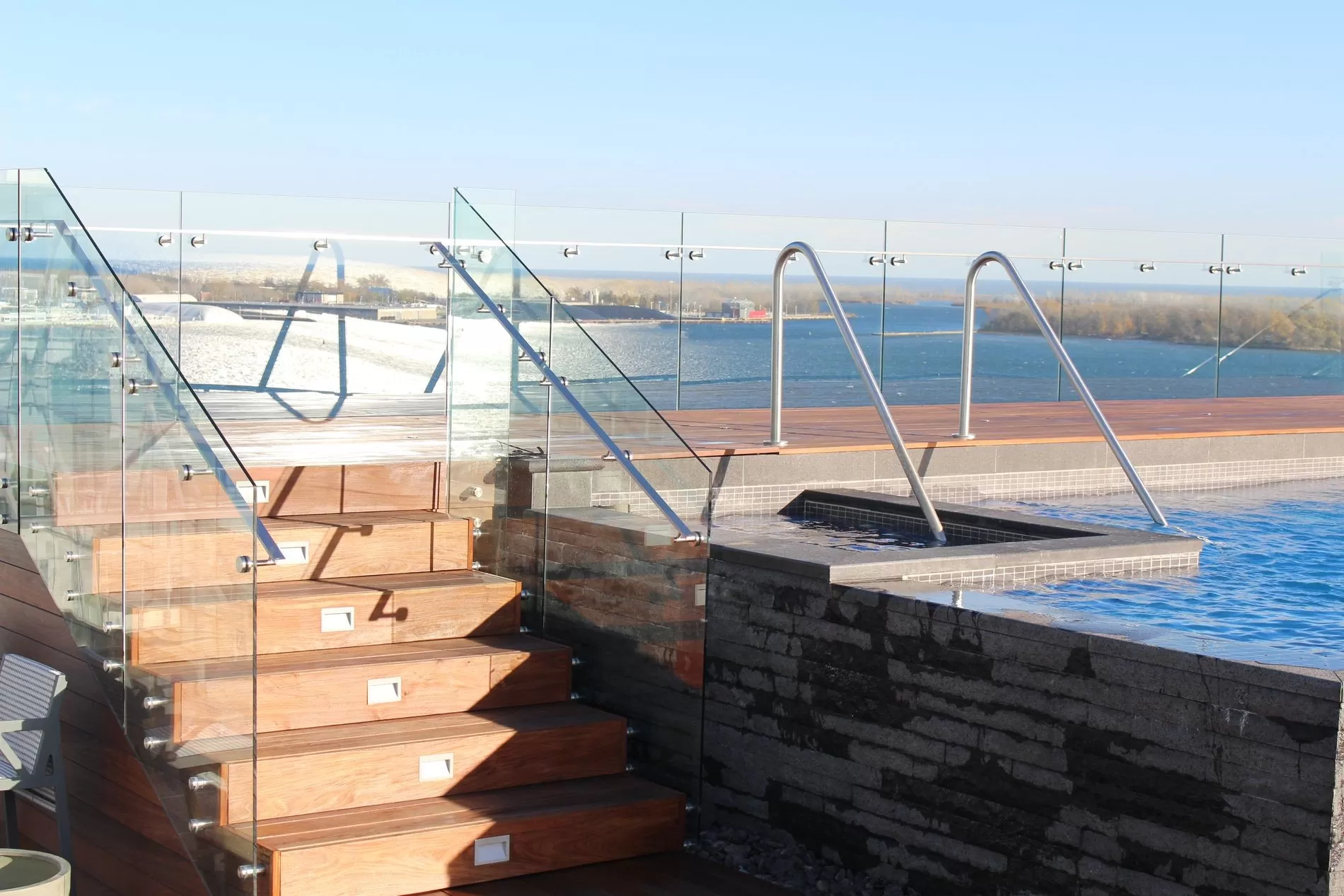 pier pool deck ipe toronto builder