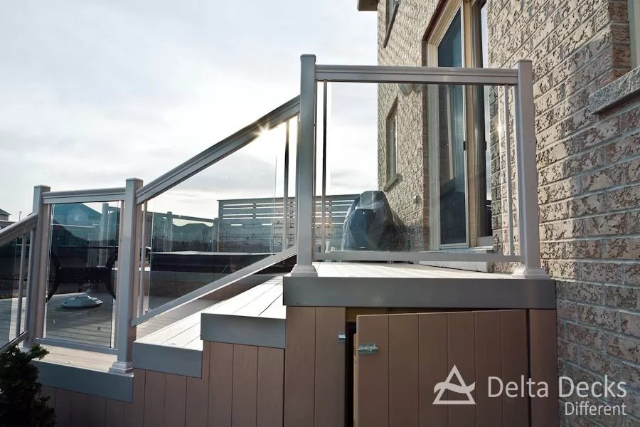stairs Composite decks Builder contractor delta decks toronto